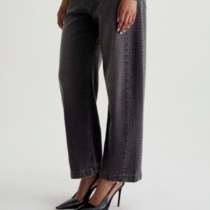 AG‎ Hattie Star Light Hight Rise Barrel Studded Jean Size 31 (K)